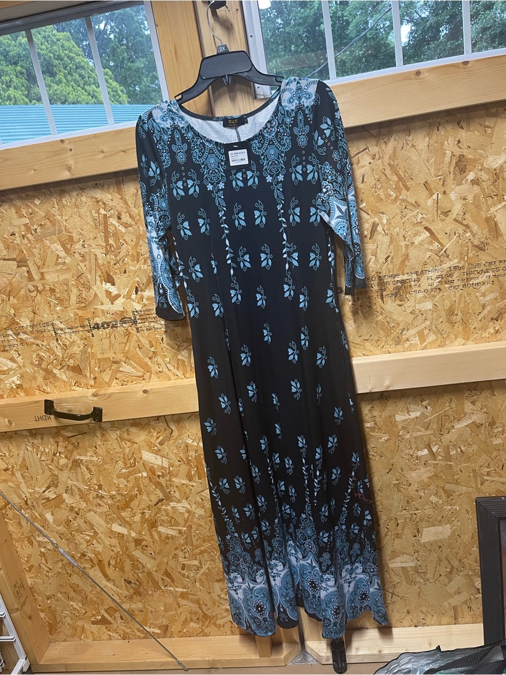 NWT R&B Collection Maxi Dress size small, ptp 19, length 55”, have pockets